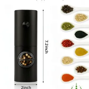 Gulex Electric Salt and Pepper Grinder, Battery Powered